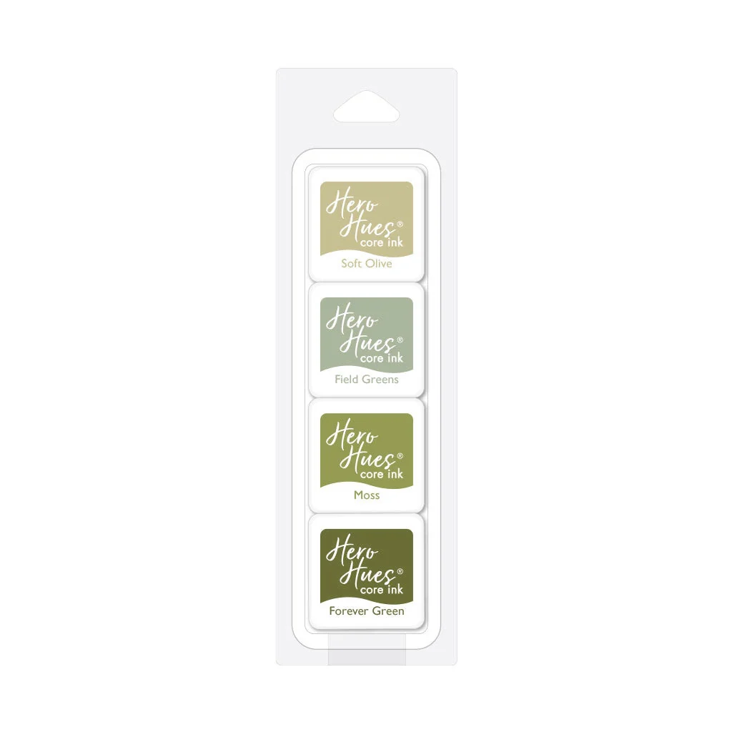 Hero Arts Hero Core Ink Cubes - Olive Greens
