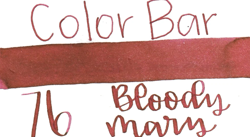 Ishimaru Color Bar Ink - Bloody Mary #76