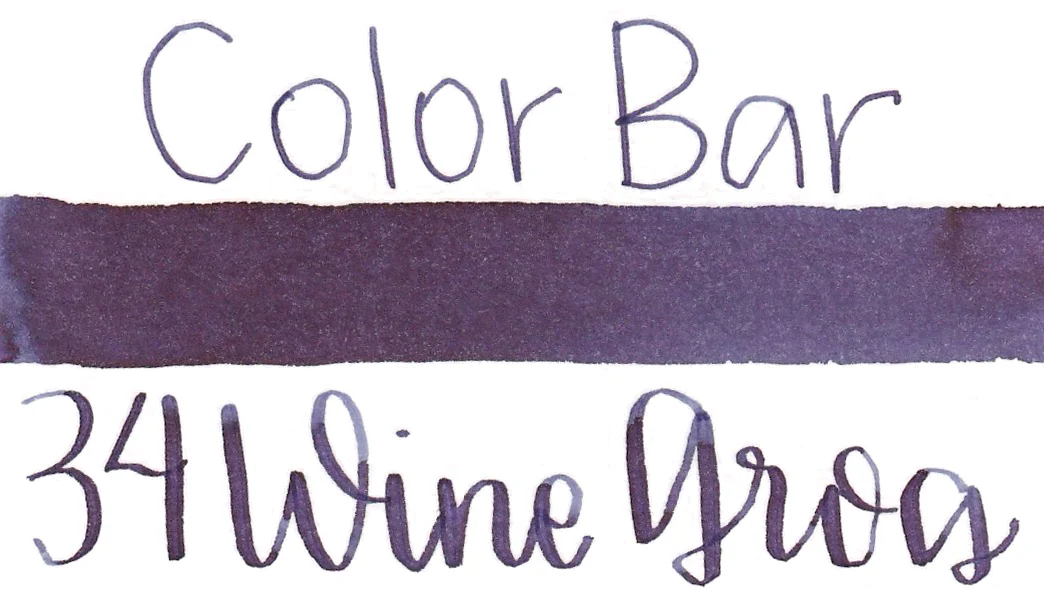 Ishimaru Color Bar Ink - Wine Grog #34