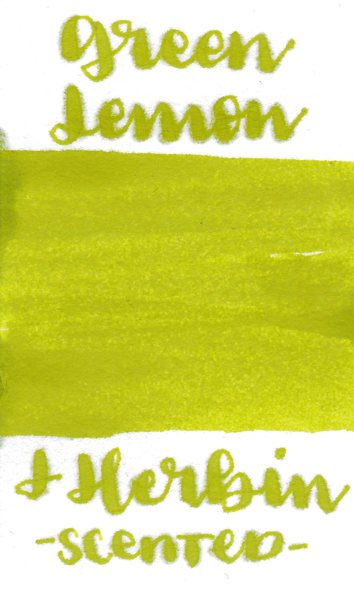 Jacques Herbin Scented Lemon- Green