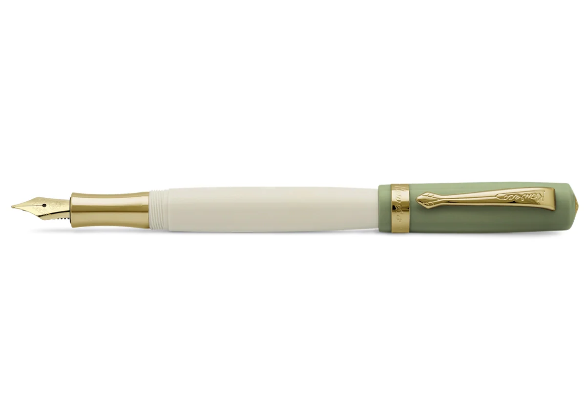 Kaweco Student Fountain - 60's Swing Green & Ivory - Image 2