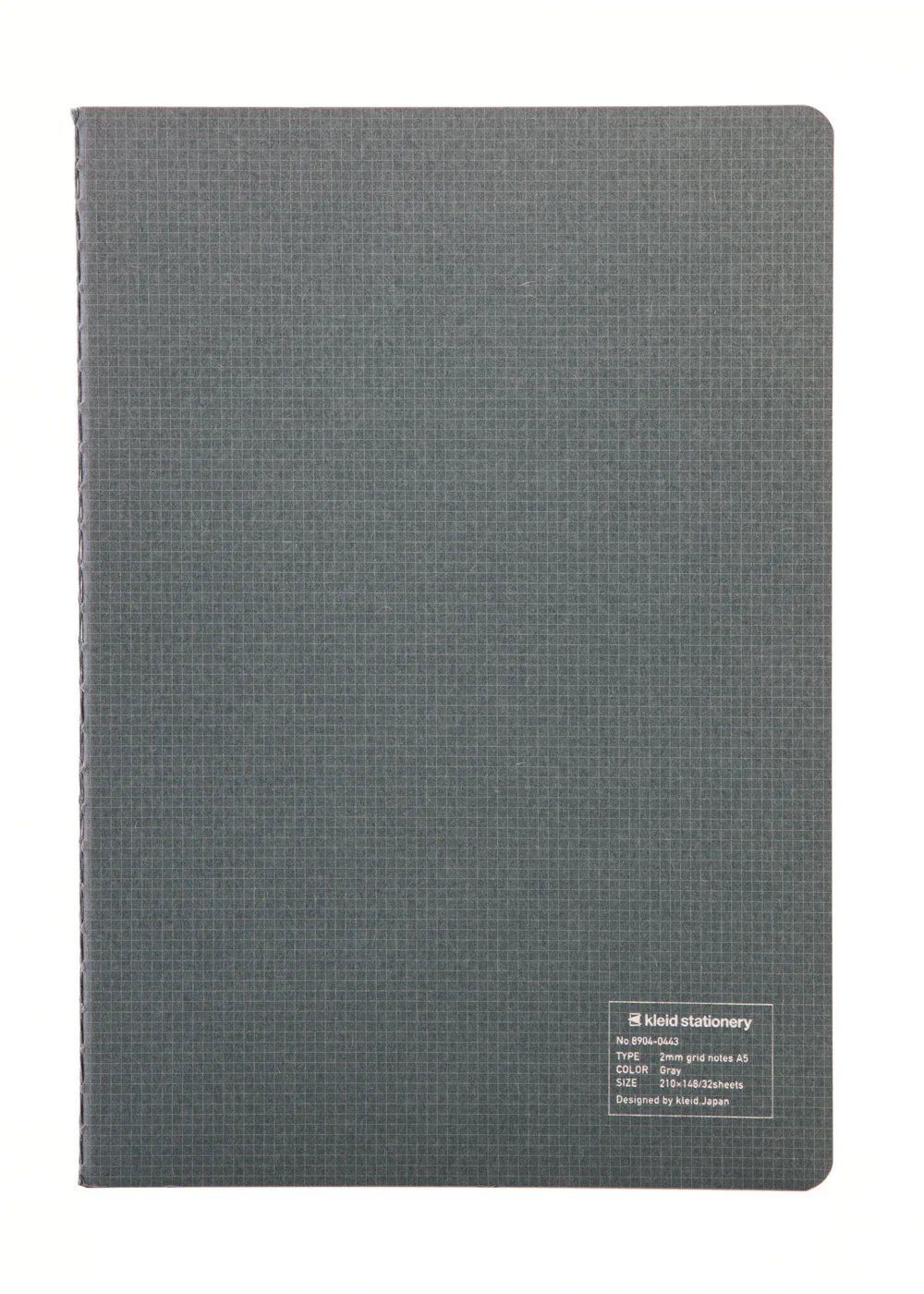 Kleid 2mm Grid Notes A5- Grey