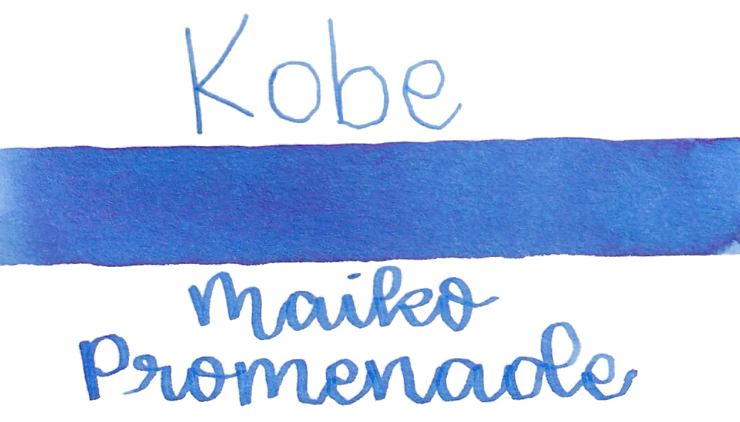Kobe #85 Maiko Promenade Blue Ink
