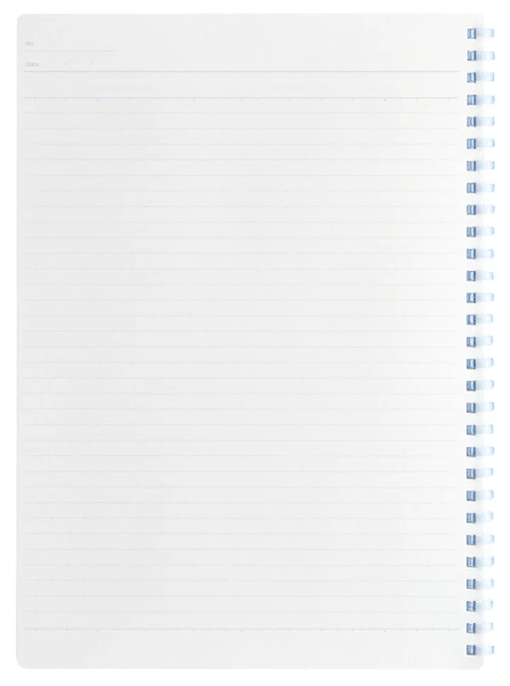Kokuyo Biz B5 Soft Ring Notebook- Blue - Image 5