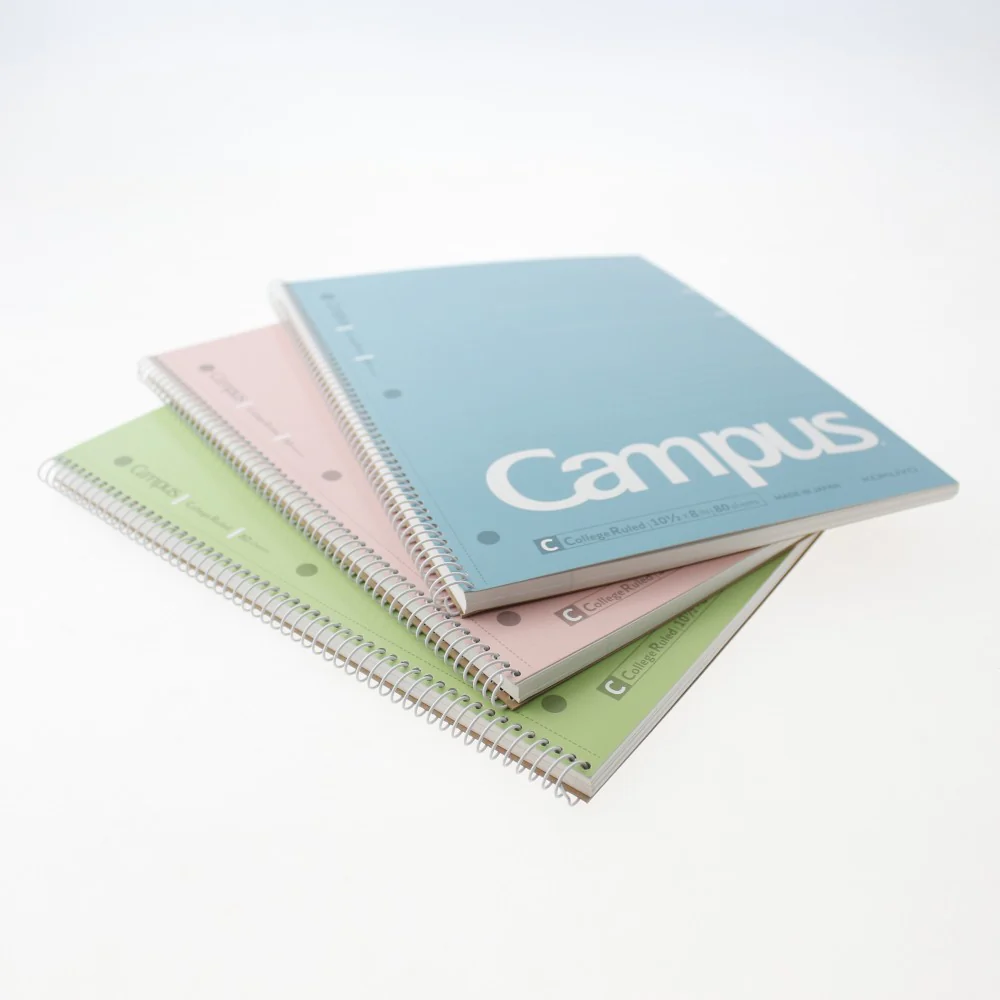 Kokuyo Campus Spiral Notebook College Ruled - 3 Pack - Image 2