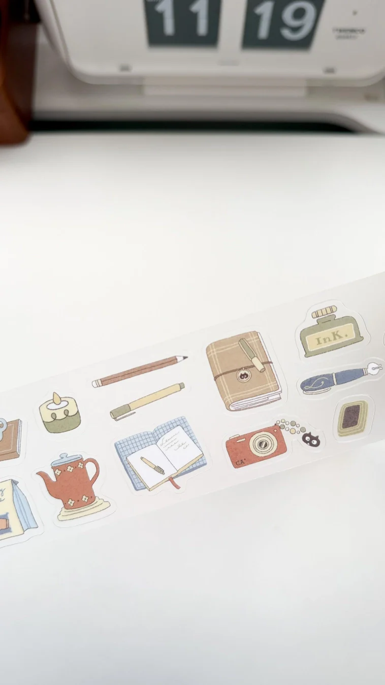 Kuboandlucy Stationery Co. x Idiot Sandwich - A Cup of Journaling Tape - Image 3