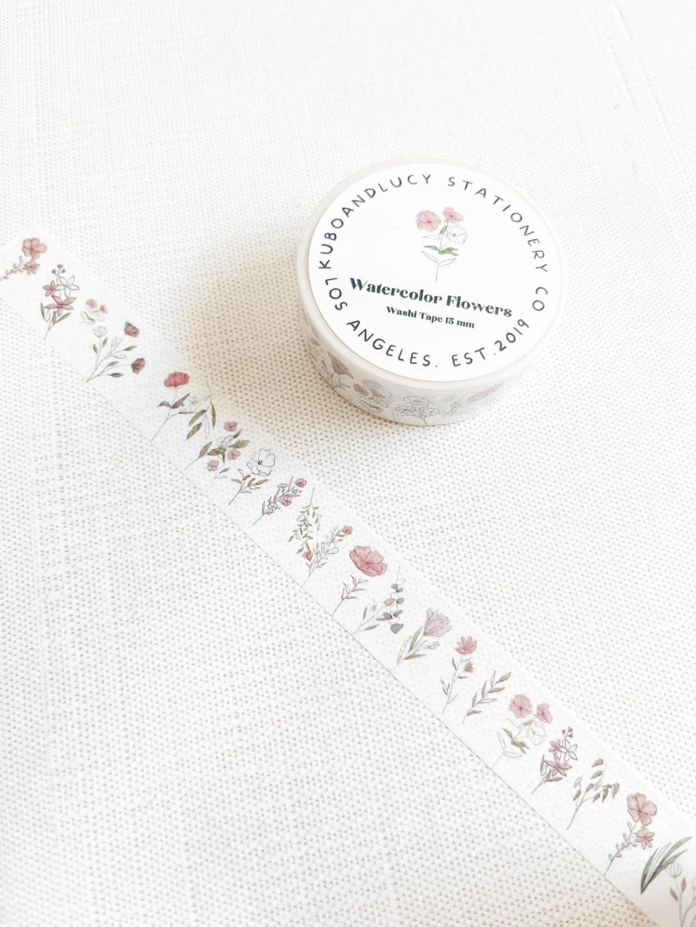 Kuboandlucy Stationery Co. Washi Tape - Watercolor Flowers
