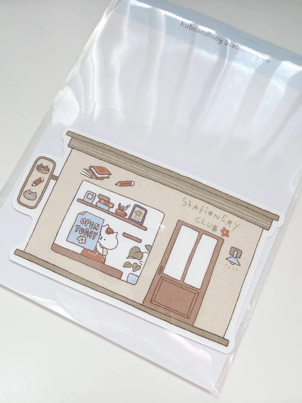 Kuboandlucy Stationery Co. x Idiot Sandwich - Stationery Club Vinyl Sticker