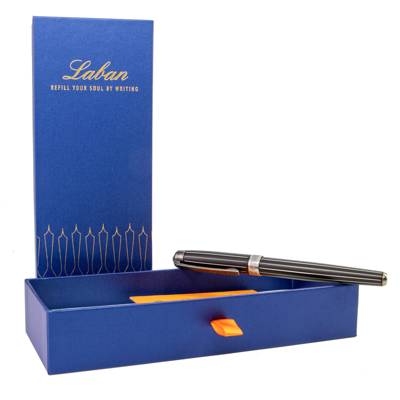 Laban Antique II Gun Metal Fountain Pen - Image 4