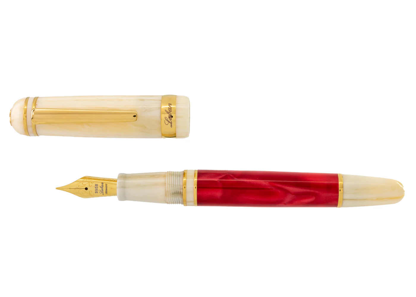 Laban Flame Red Fountain Pen - Image 3