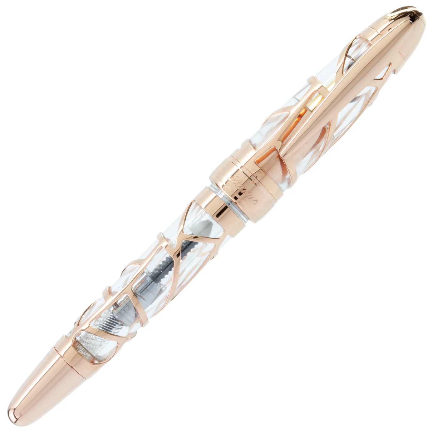 Laban Skeleton Rose Gold Fountain Pen - Image 2
