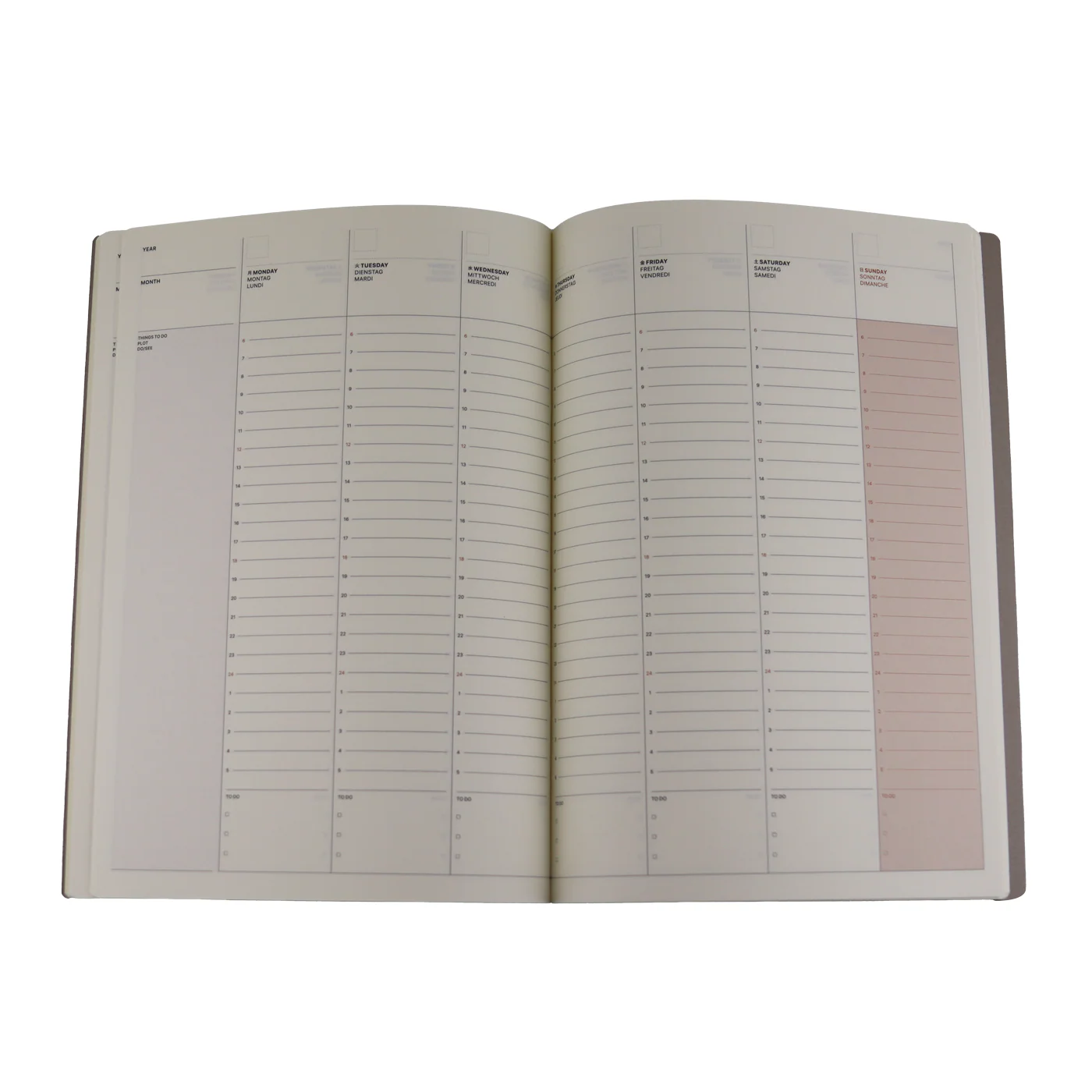 Laconic style Notebook A5 -Weekly - Image 4