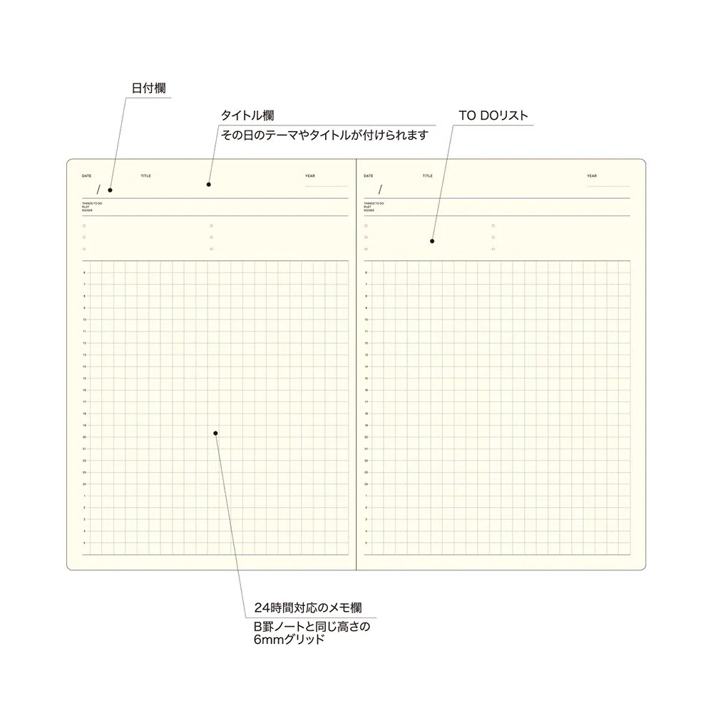 Laconic style Notebook A5 -Daily - Image 2