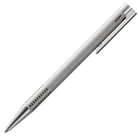 Lamy Logo Ballpoint - Brushed Stainless