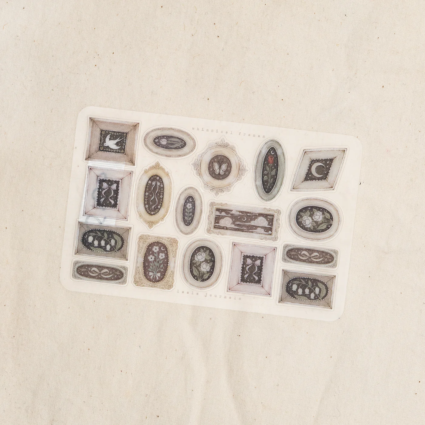 Leelajournals Sticker Sheet - Whimsical Frames