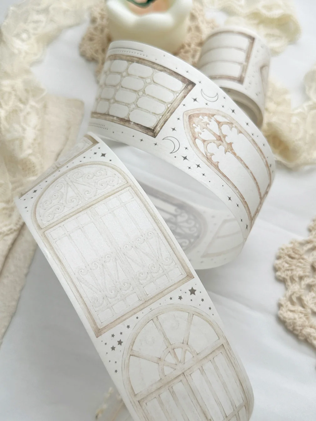 Leelajournals Pet Tape - Whimsical Windows ( Pre Cut)