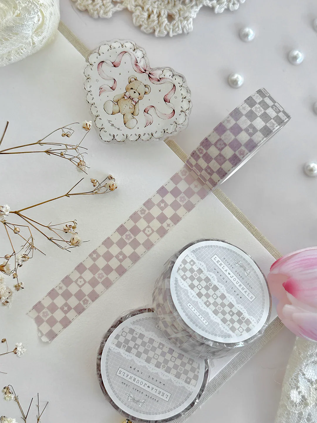 Leelajournals Washi Tape - Whimsy Checks - Image 5