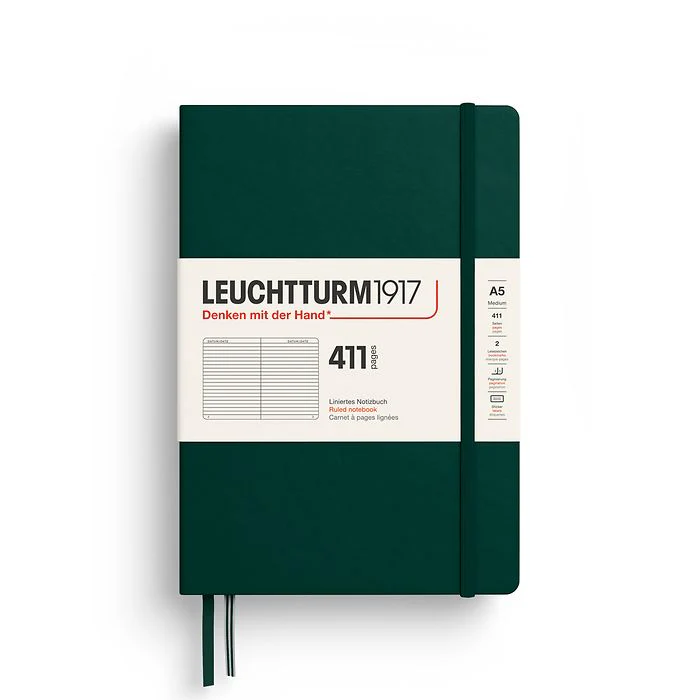 Leuchtturm A5 Notebook 411 Edition Medium Lined Notebook