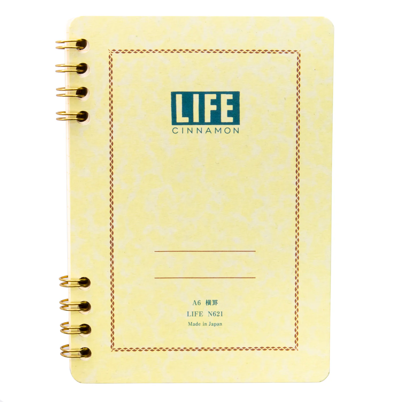 Life Stationery Cinnamon Note A6 Side Ring-Bound Notebook - Image 3
