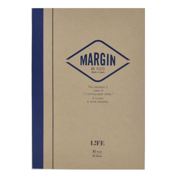 Life Stationery Margin A5 Side Bound Notebook - Image 3