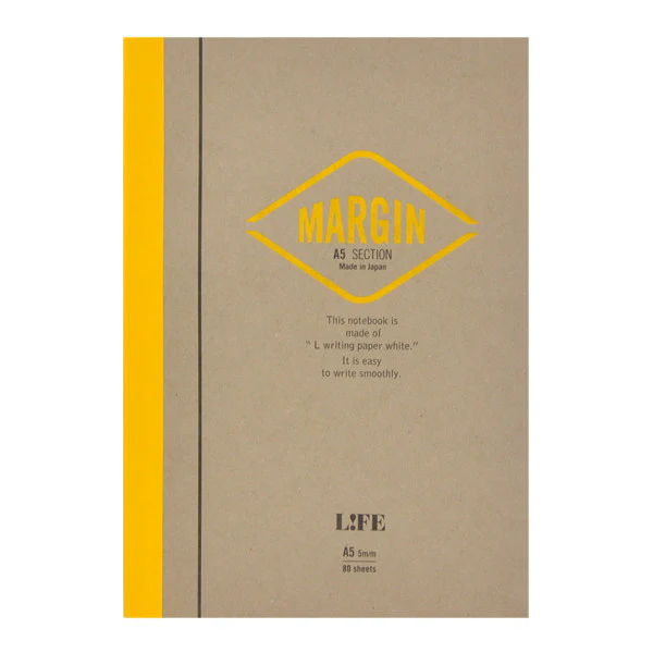 Life Stationery Margin A5 Side Bound Notebook - Image 5