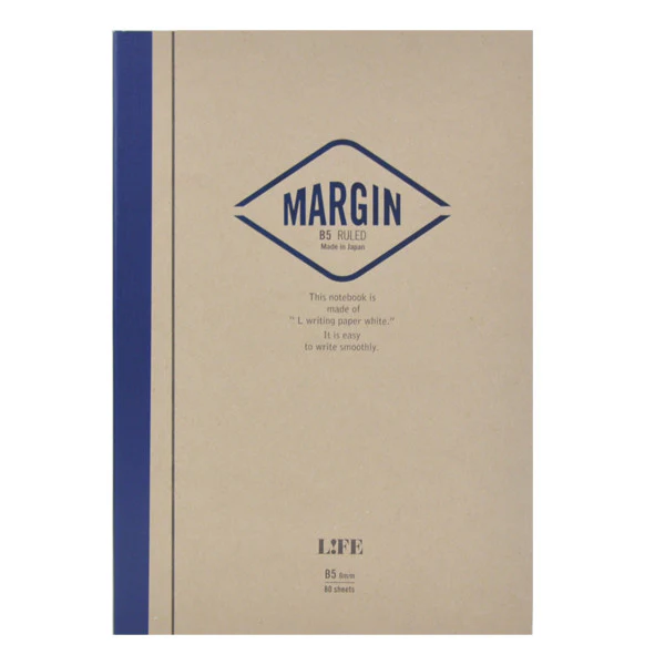 Life Stationery Margin B5 Side Bound Notebook - Image 3