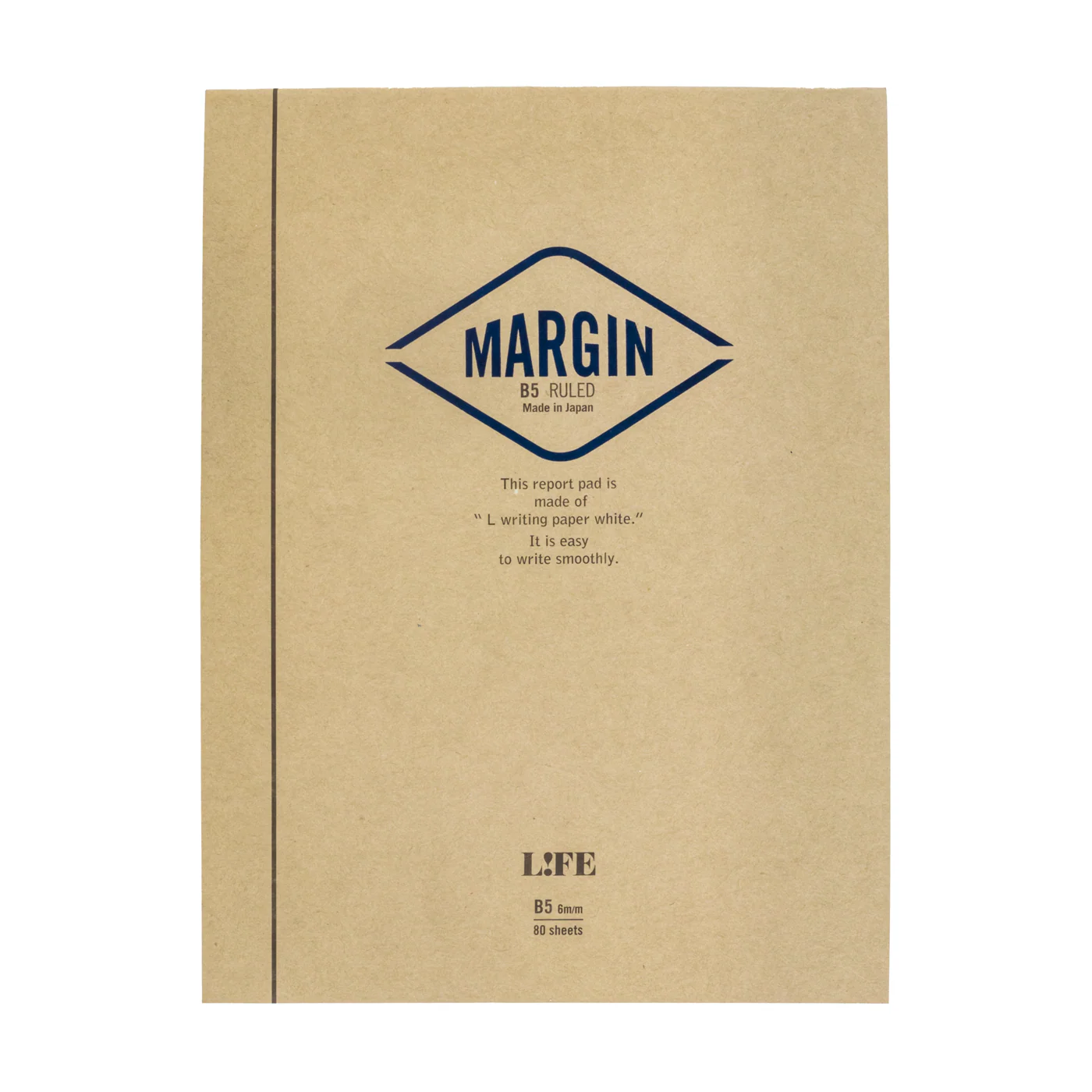 Life Stationery Margin B5 Top Bound Notebook - Image 3