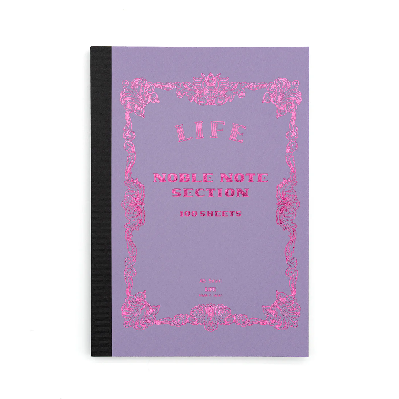 Life Stationery Noble Note A5 Side Bound Notebook - Ayame