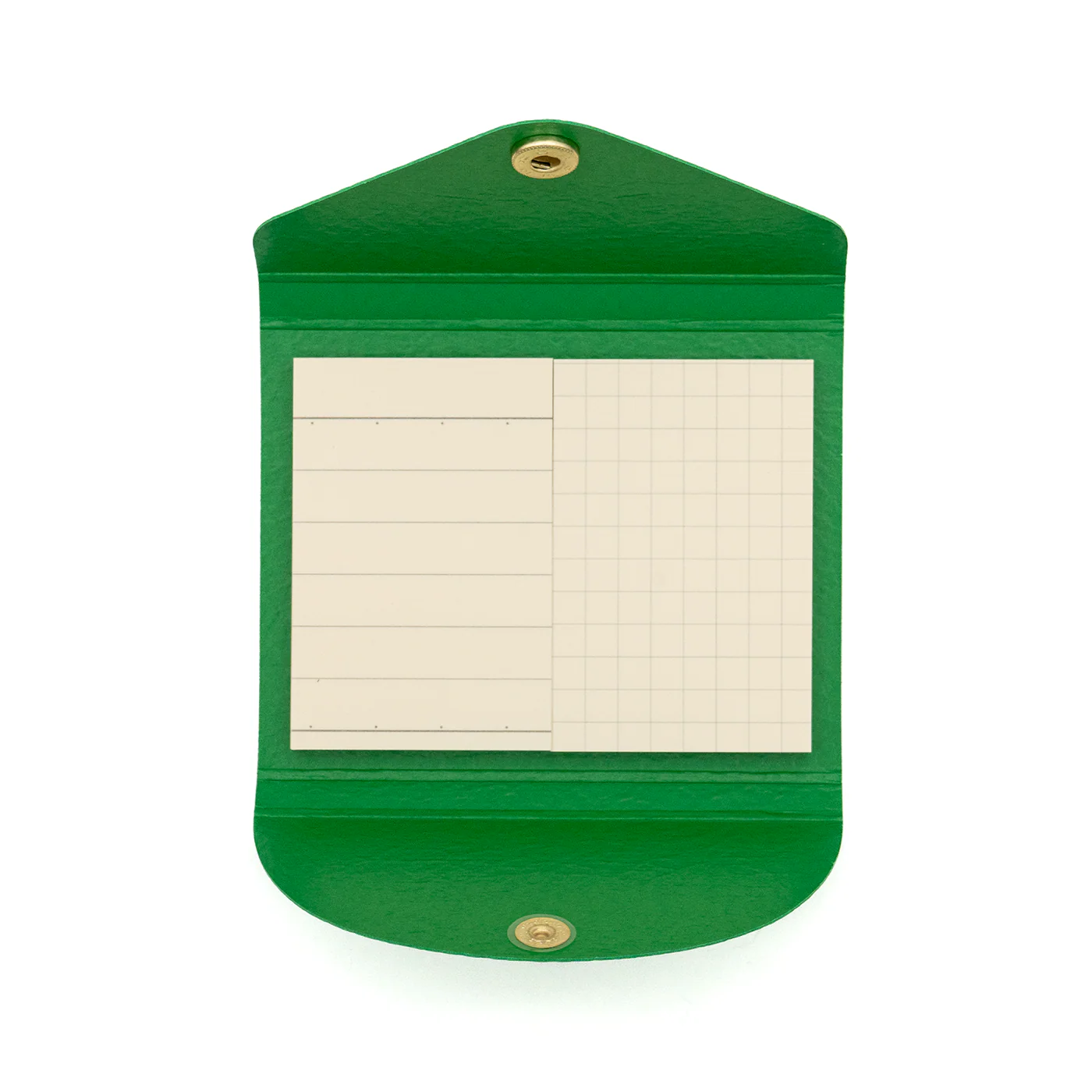 Life Stationery Sticky Notes With Cover - Green - Grid/Lined - Image 2