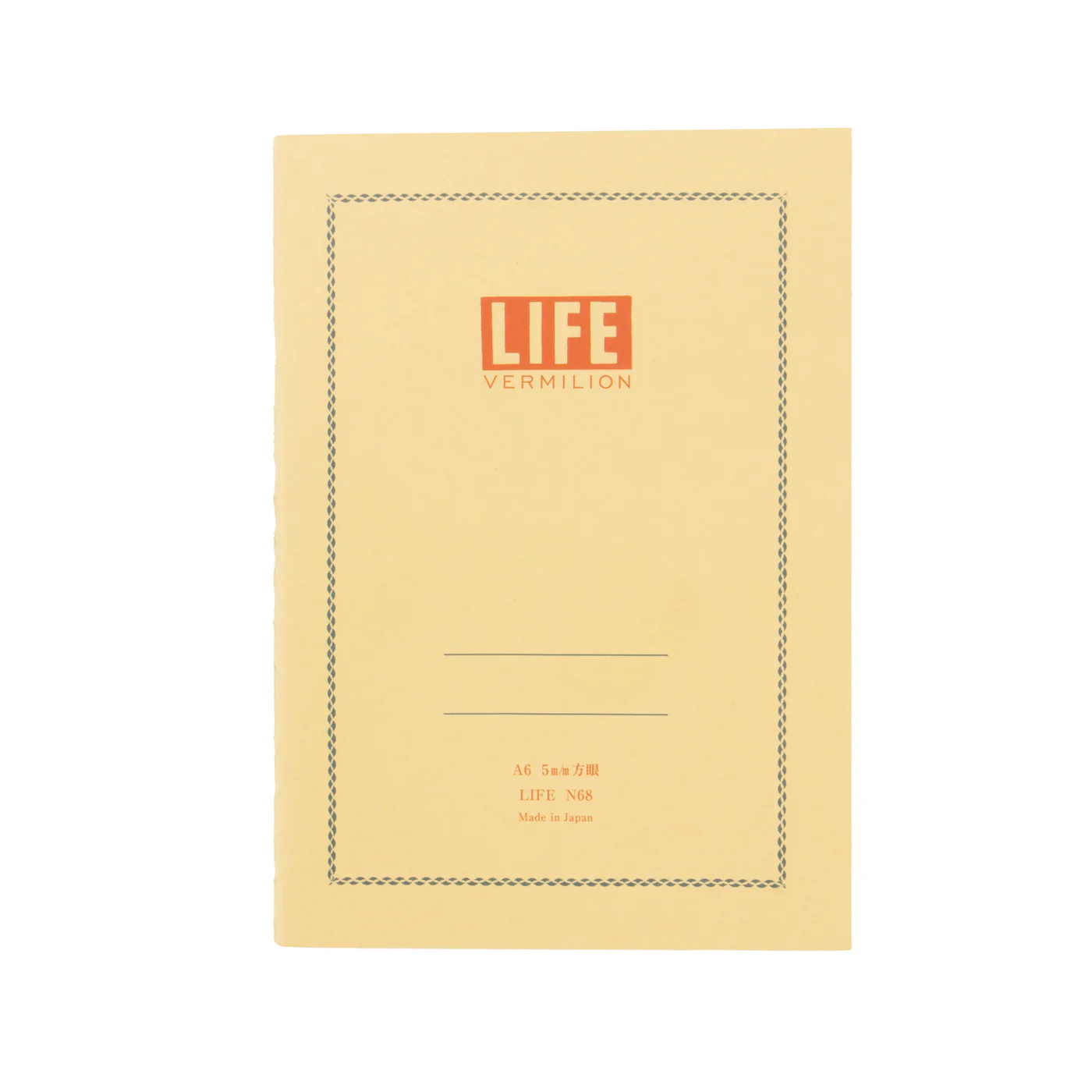 Life Stationery Vermillion Note A6 Side Bound Notebook - Image 3