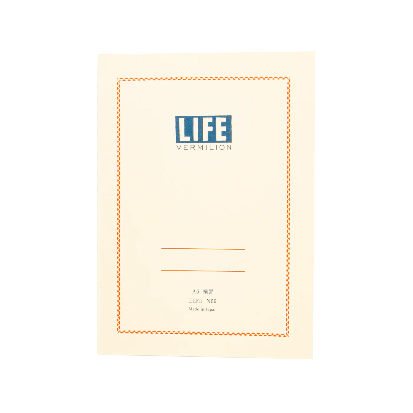 Life Stationery Vermillion Note A6 Side Bound Notebook - Image 4