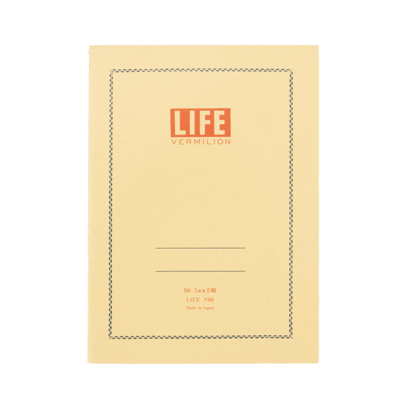 Life Stationery Vermillion Note B6 Side Bound Notebook - Image 3