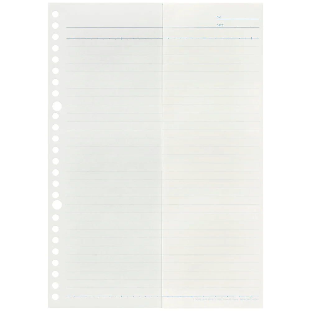 Maruman Loose Leaf Notepad - B5 To B4 Fold- Easy to Write - Line - Image 3