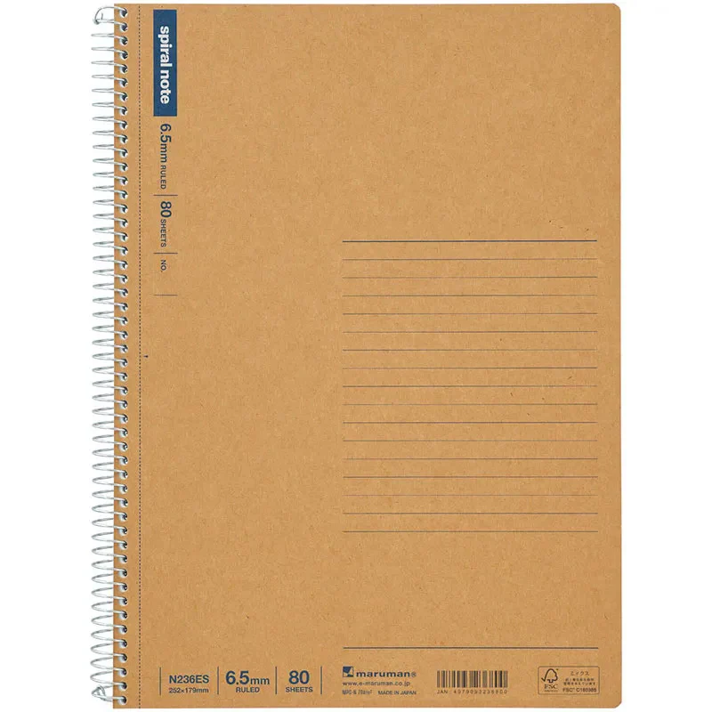 Maruman Notebooks B5 Spiral Note - Lined