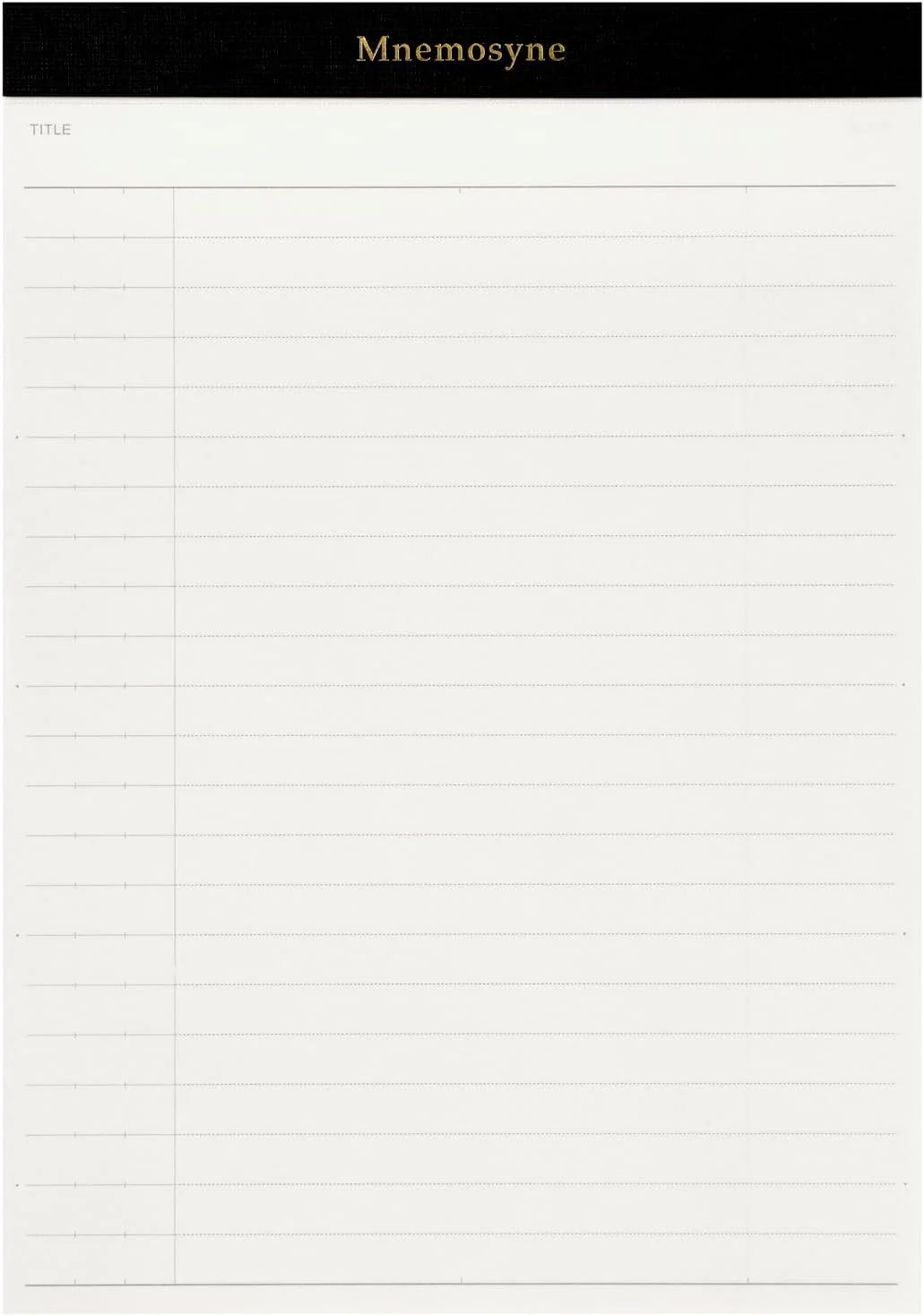 Maruman Notebooks Mnemosyne A5 Softcover Notepad Holder & Notepad - Image 3