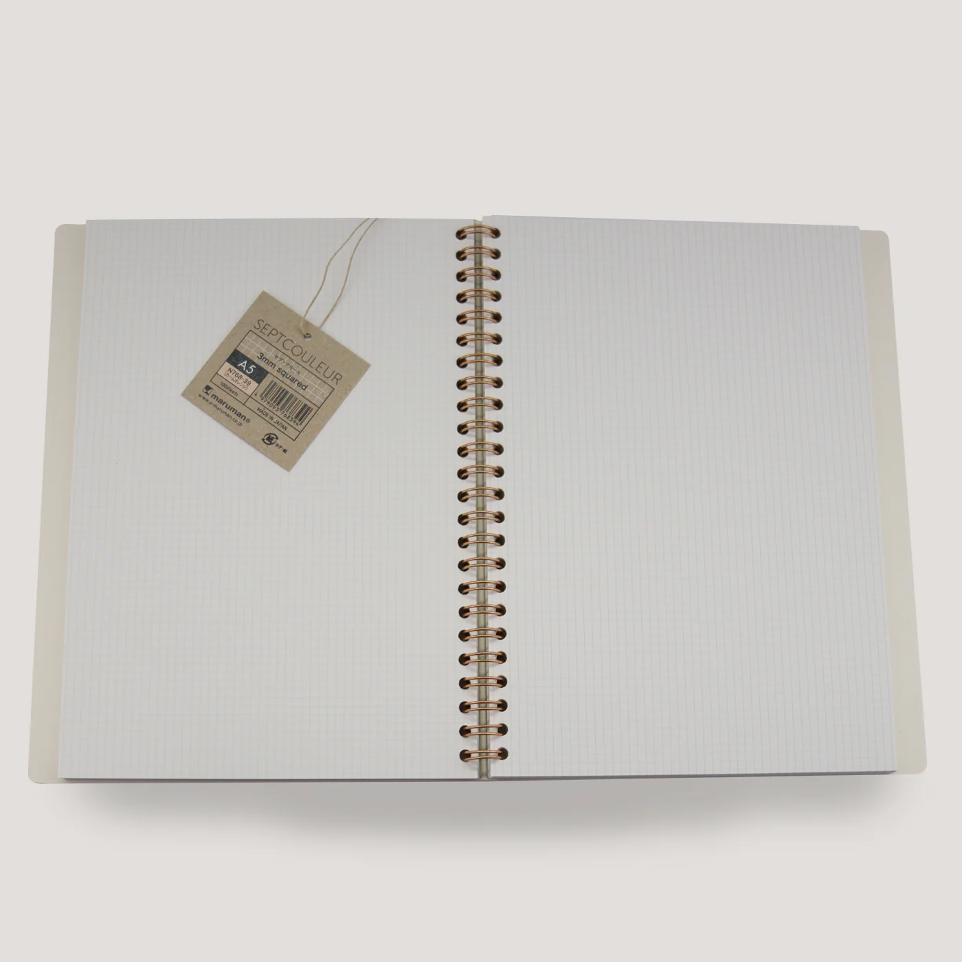 Maruman Septcouleur Notebooks A5 - 3mm Grid - Image 2