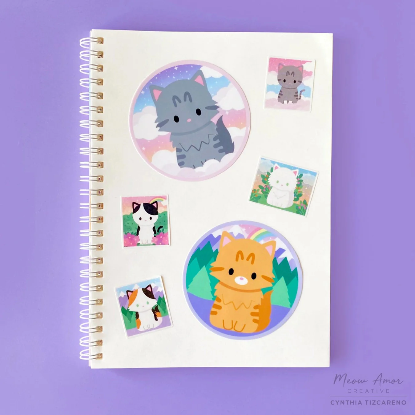 Meow Armor Creative - Reusable Sticker Book - Image 2