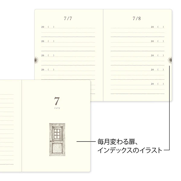 Midori 5 Year Diary Gate Mini - Image 4