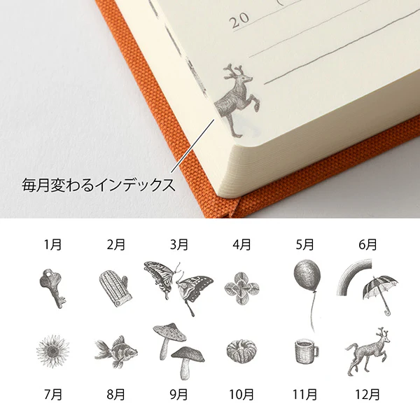 Midori 5 Year Diary Gate Mini - Image 8