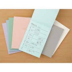 Midori A5 Paper Pad Color Dot Grid - Image 6
