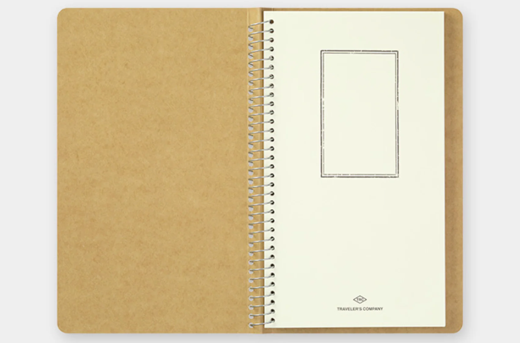 TRAVELER'S COMPANY A5 Slim Spiral Ring Swan Watercolor Notebook - Blank - Image 3
