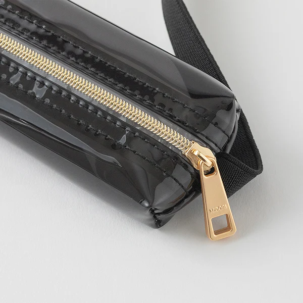 Midori Book Band Pen Case - Clear Black A - Image 4