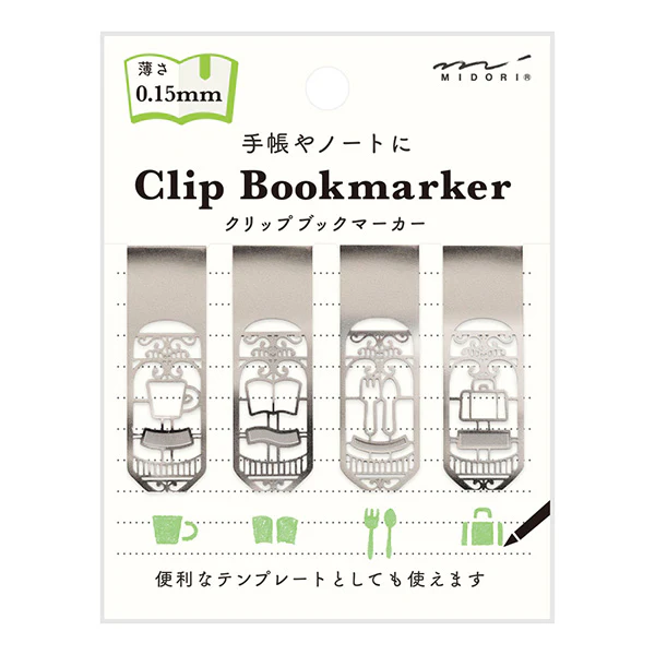Midori Bookmark Clip- Lifestyle Pattern