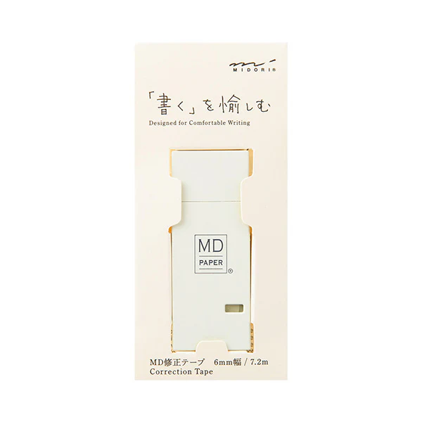 Midori Correction Tape - 6mm Cream