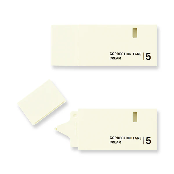 Midori Correction Tape - 5mm Cream - Image 2