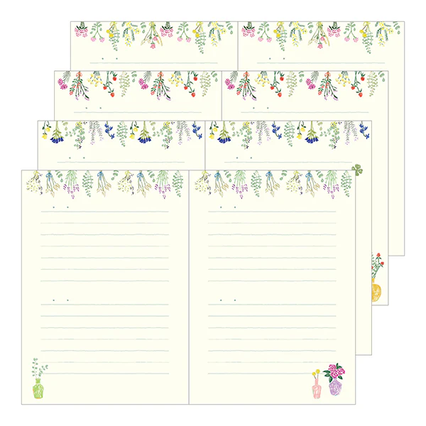 Midori Diary Dried Flower Pattern - Image 3