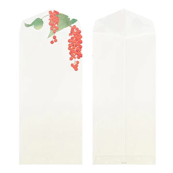 Midori Envelopes 001 Four Designs Winter Fruit - Image 2