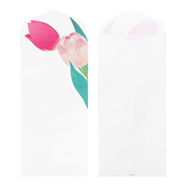 Midori Envelopes 128 Foil Stamping Tulip - Image 2