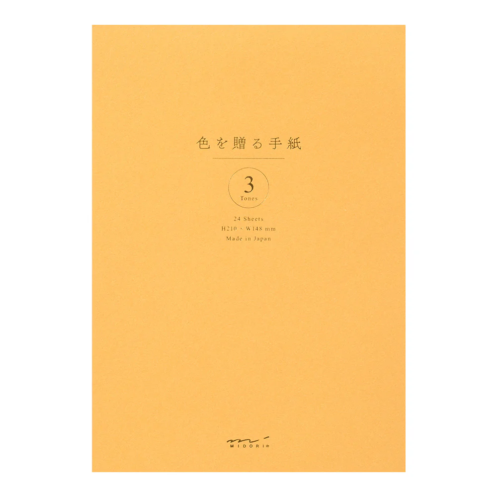 Midori Giving A Color Gold A5 Letter Pad