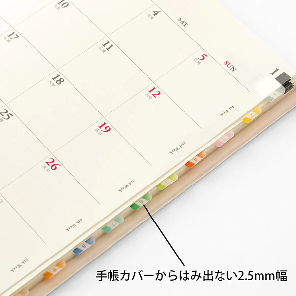 Midori Index Label- Numbered Colors - Image 4